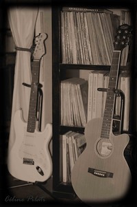 Guitares & vieux disques
